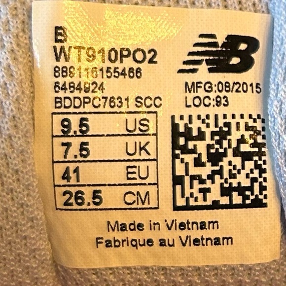 New Balance Womens Size 9.5 Purple and Orange Trail Running Shoe - Picture 6 of 6